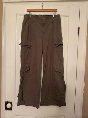 Democracy Olive Green Cargo Pants - Utility Style
